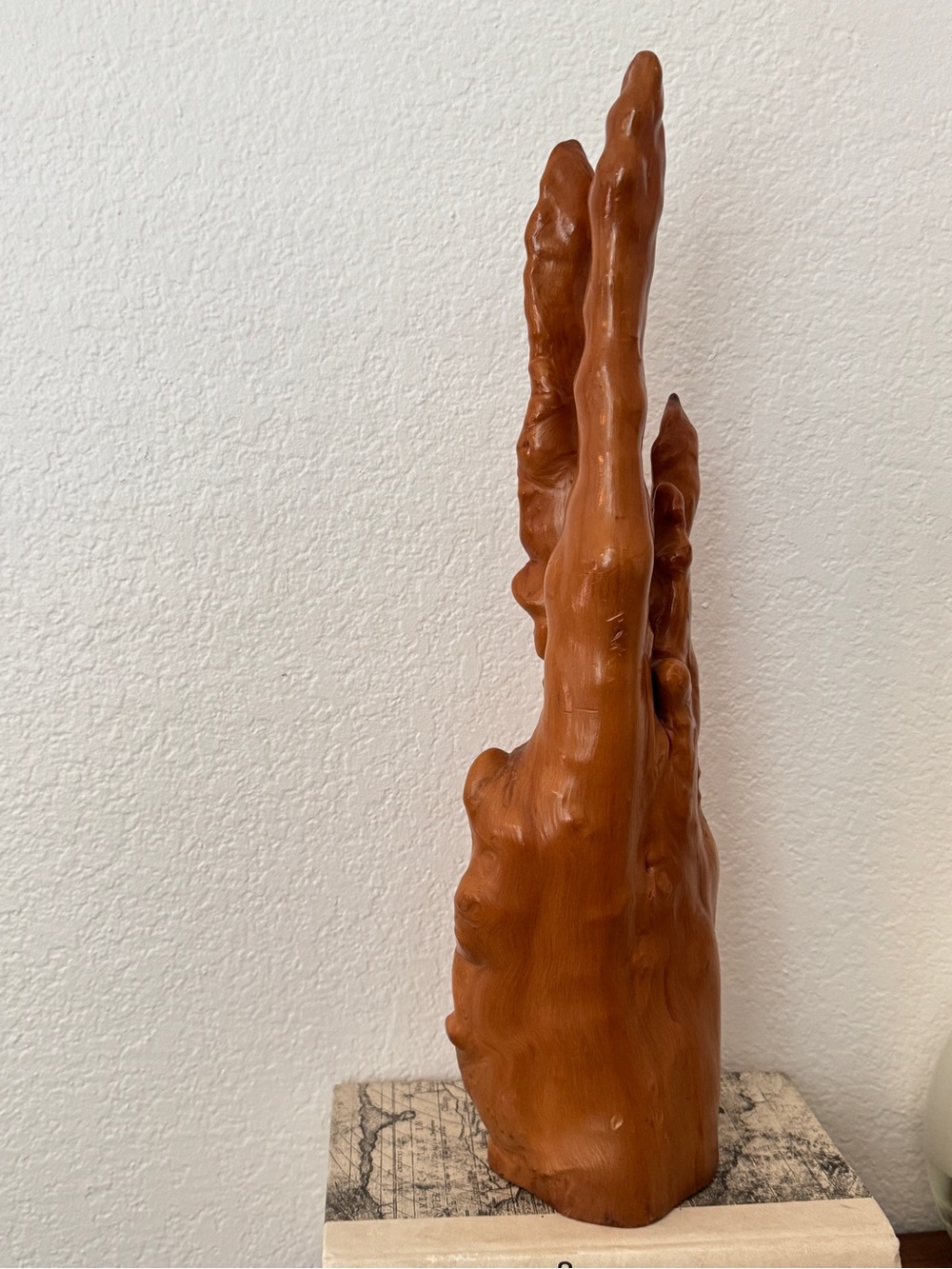 19" Tree Root Natural Wood Art Sculpture Retro Decor MCM